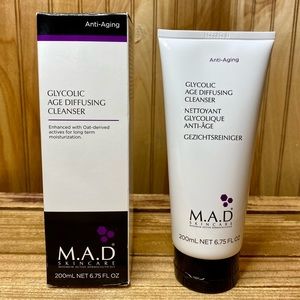 M.A.D Skincare Anti-Aging Glycolic Age Diffusing Cleanser 6.75 oz. NEW!